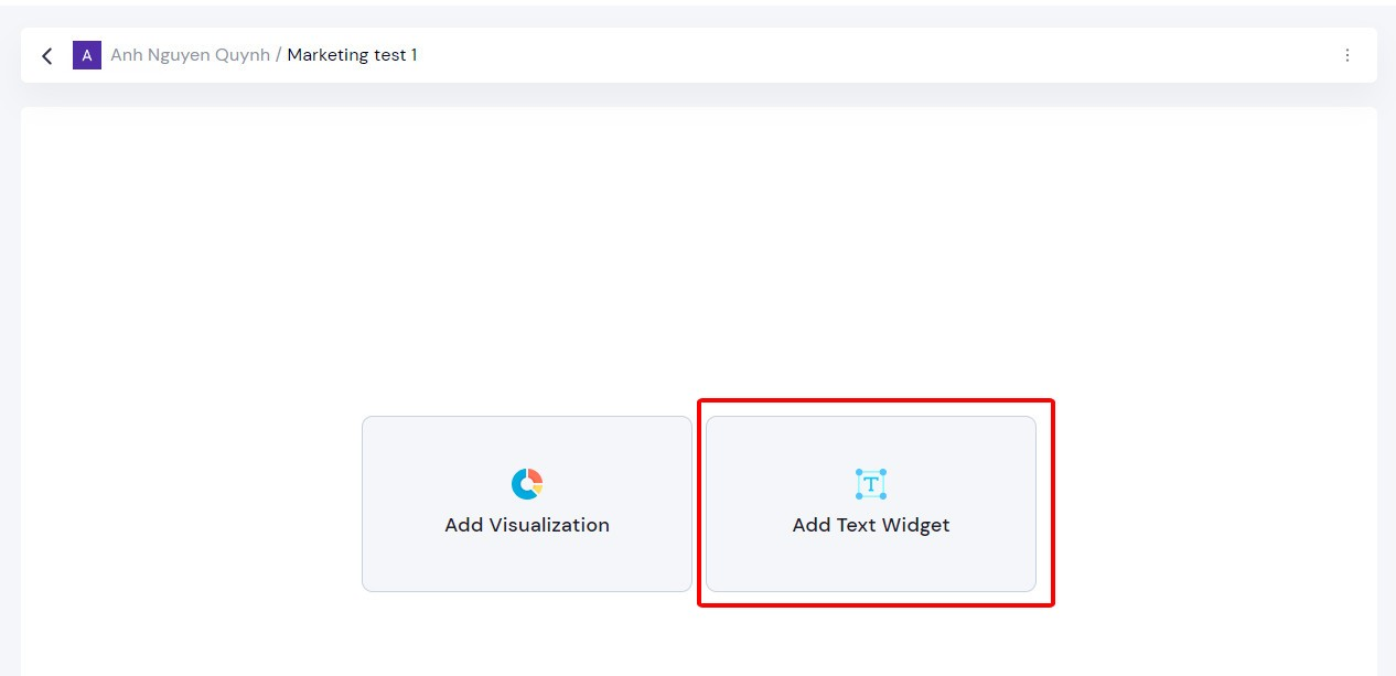 Add text widget